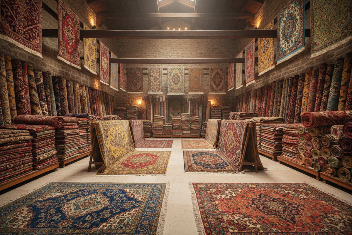 Grand Turkish Rug Warehouse Showroom